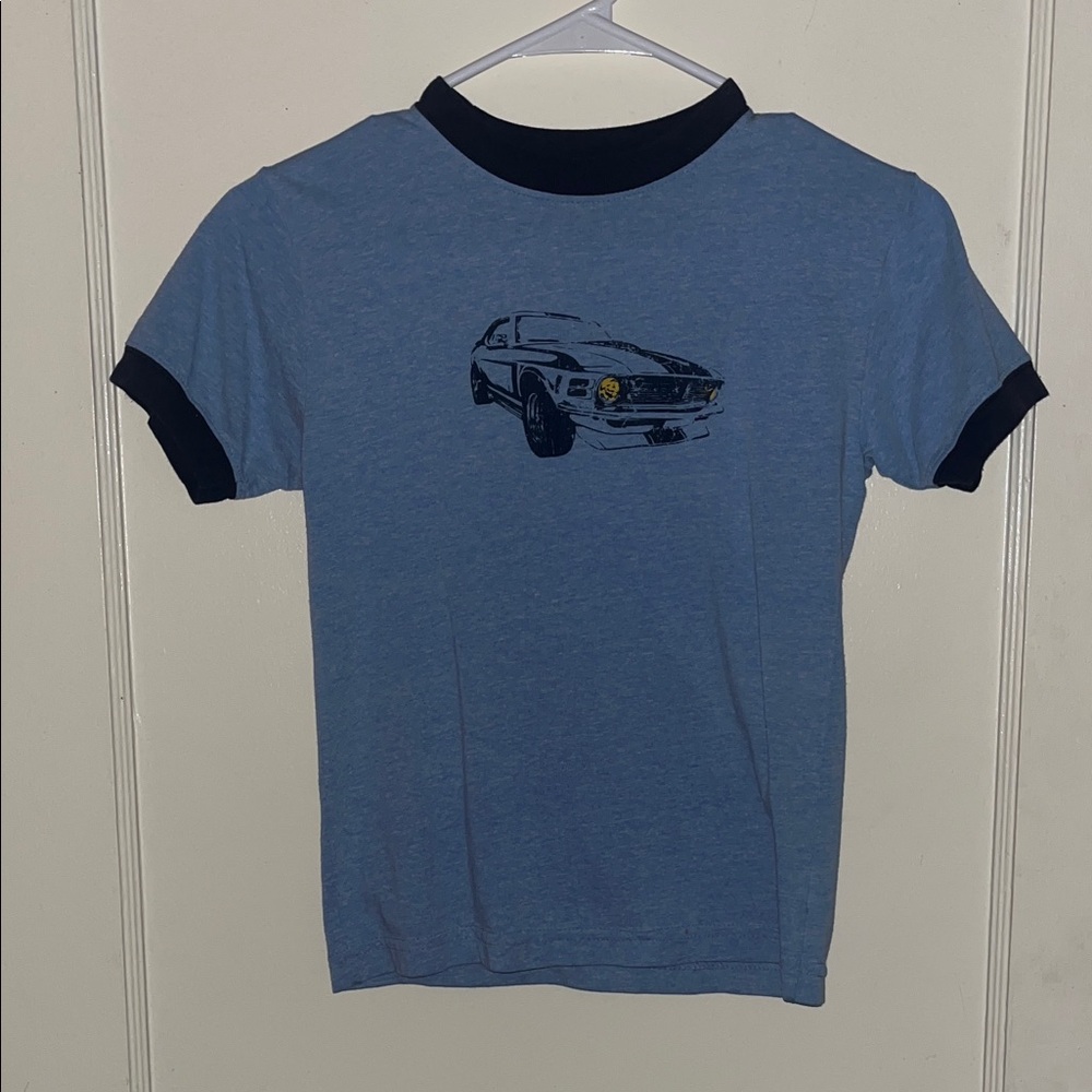 Blue Graphic Baby-Tee